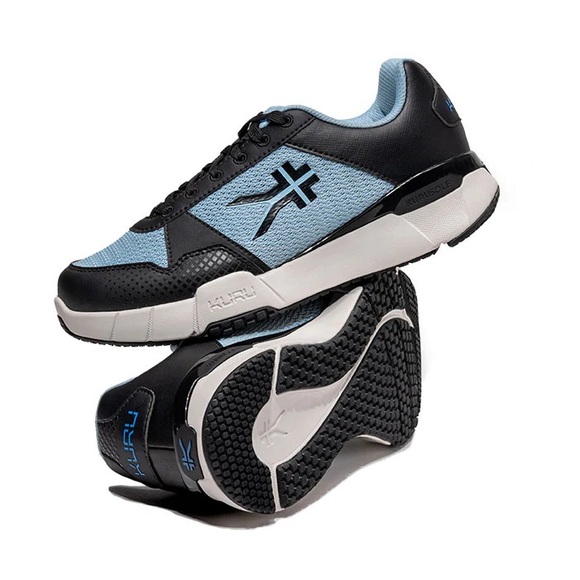 Kuru Black and Blue Athletic Shoes - Picture 7 of 9